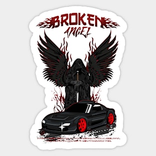 RX-7 BROKEN ANGEL Sticker